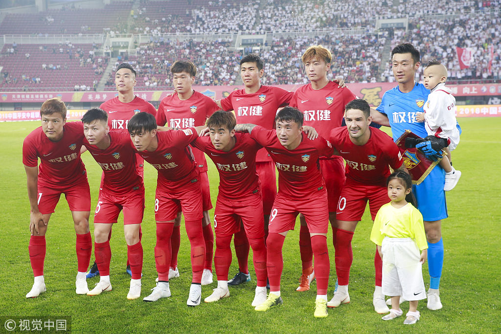 [图]中超-基莱斯双响杨立瑜补时绝平 津门虎2-2国安